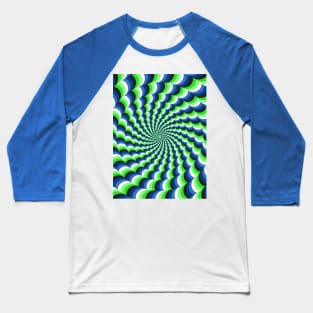 optical illusion spiral Baseball T-Shirt